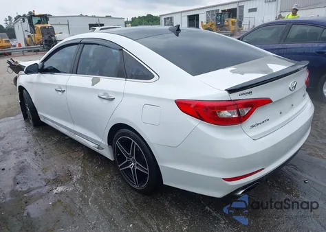 2015 Hyundai Sonata Sport из США, поврежденный, VIN 5NPE34AF6FH090595